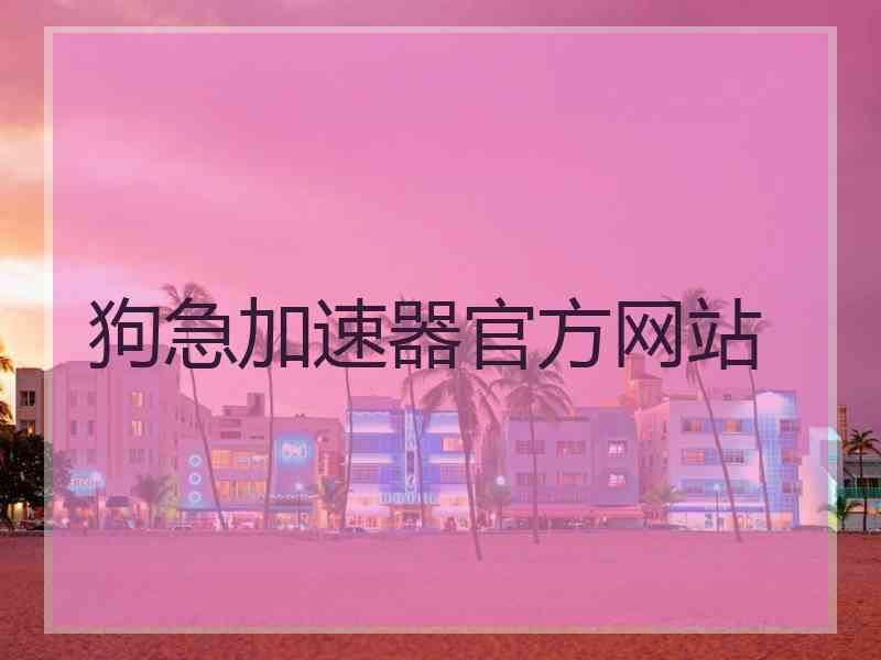 狗急加速器官方网站