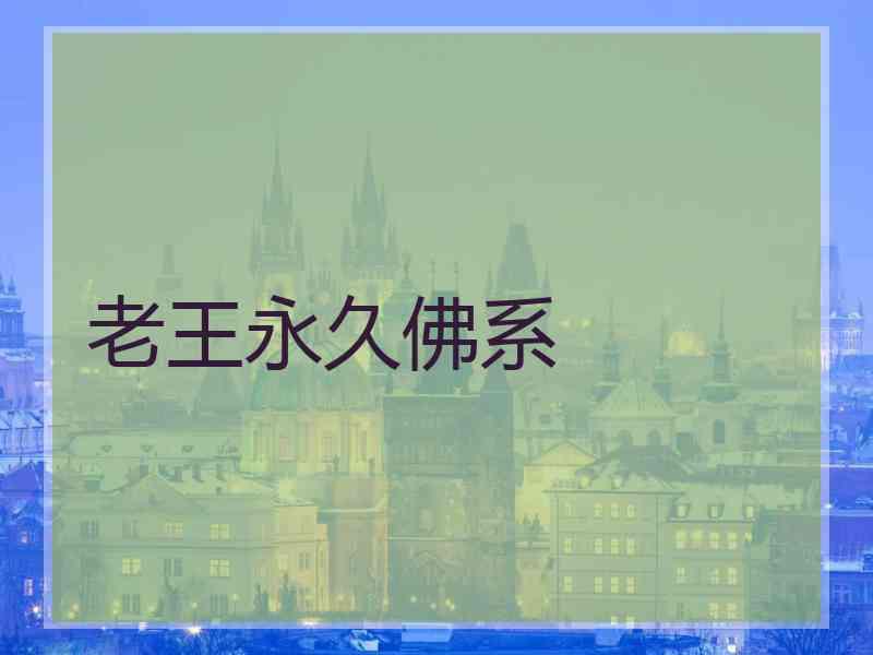 老王永久佛系