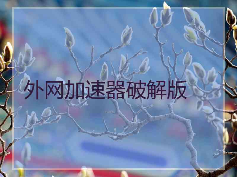 外网加速器破解版
